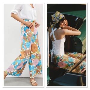 NWT Faithful the Brand Linen Wide Leg Pants Size M/6